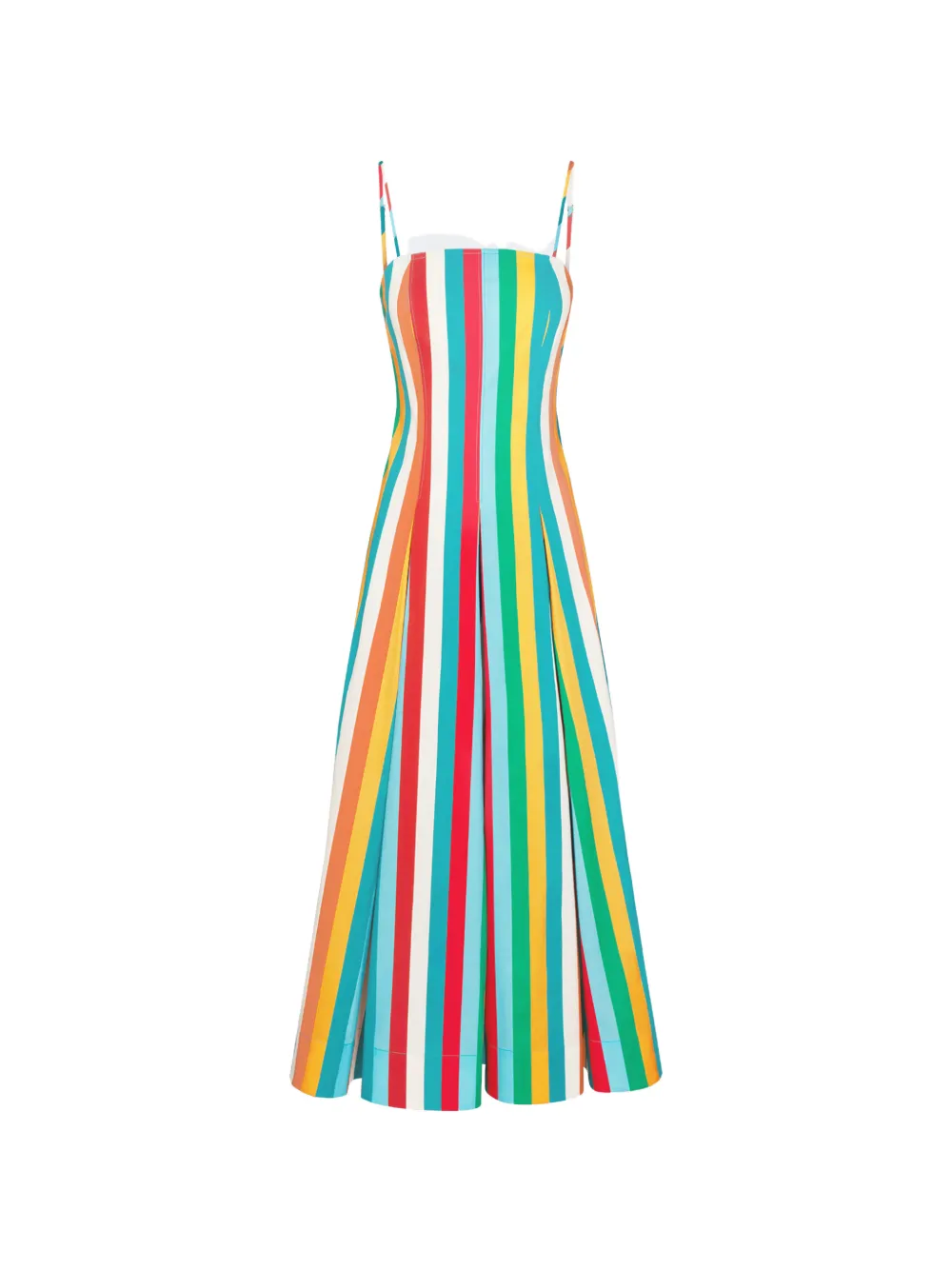 Simon Miller Astrid stripe-print midi dress - Blu