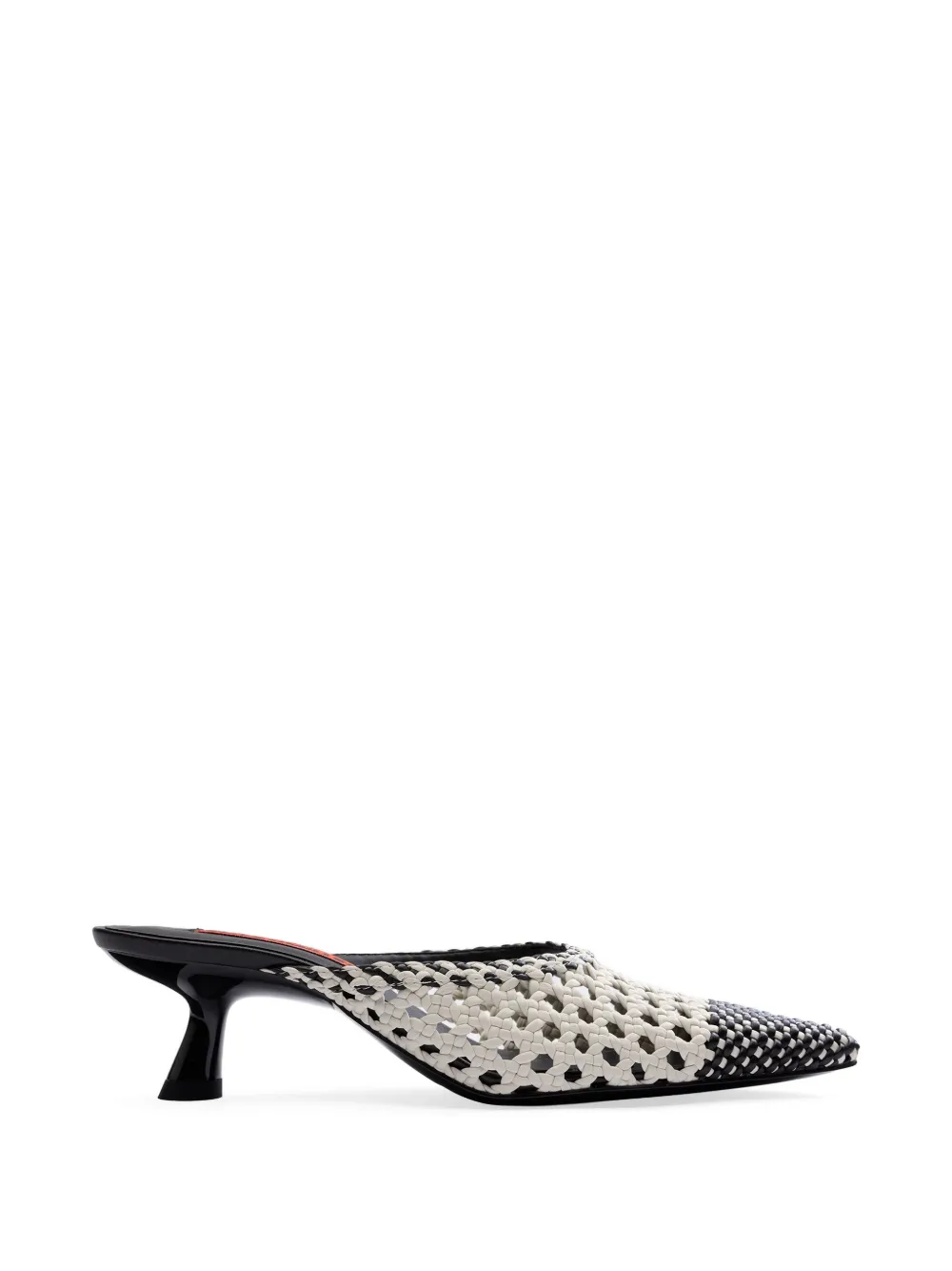 Simon Miller Gala woven heeled mules Zwart