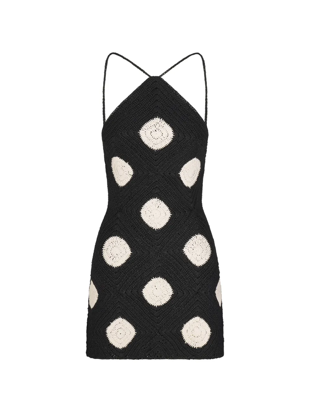 Simon Miller Kit crochet mini dress - Nero