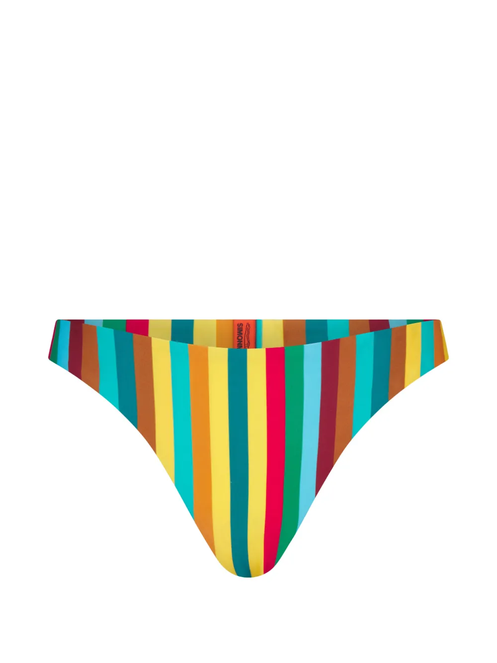 Simon Miller Bwai stripe-print bikini bottoms - Gelb