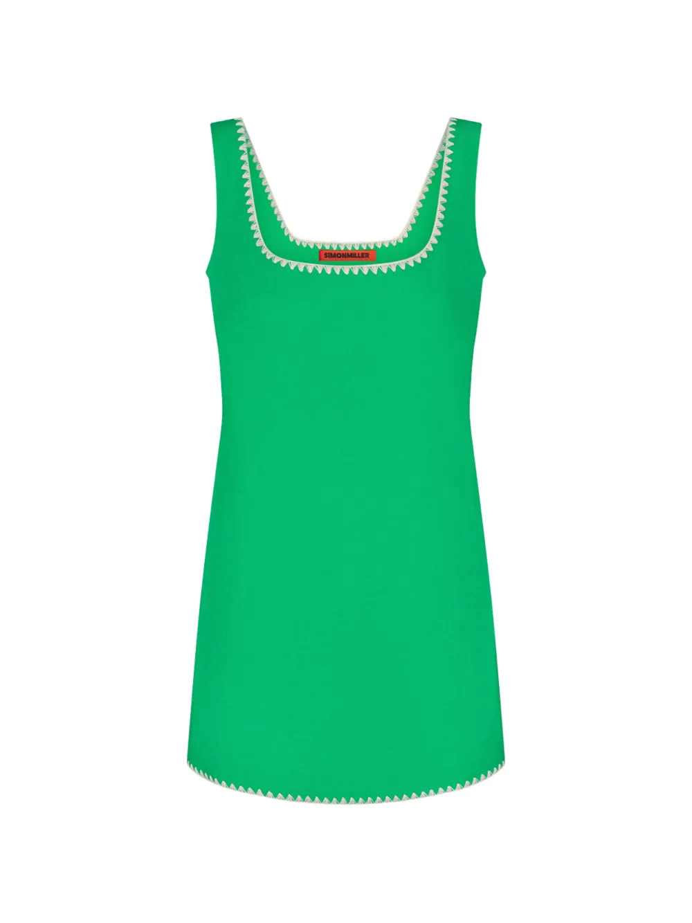 Simon Miller Sahara embroidered shift mini dress - Verde