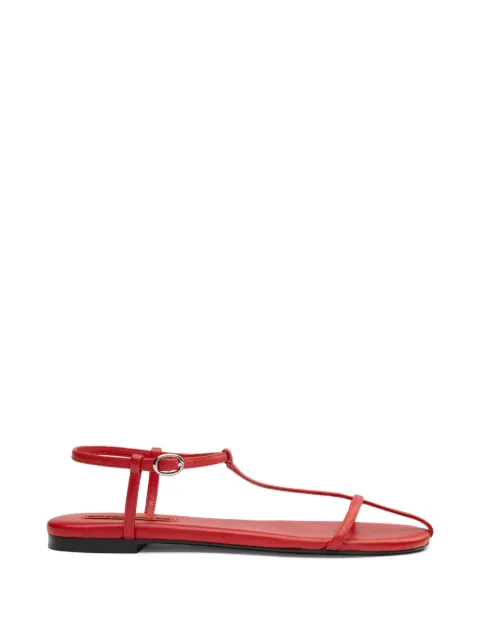 Simon Miller Cage leather flat sandals