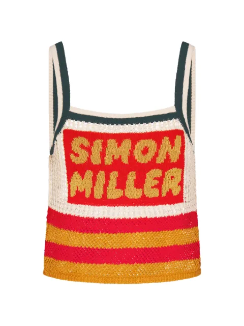 Simon Miller Dibby crochet cropped tank top