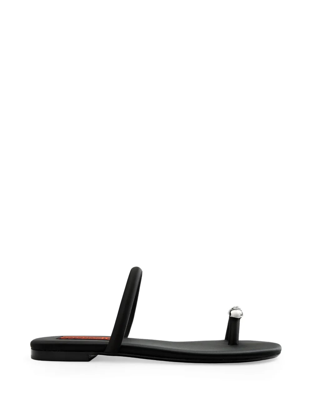 Simon Miller Pipe crystal-embellished flat sandals Zwart