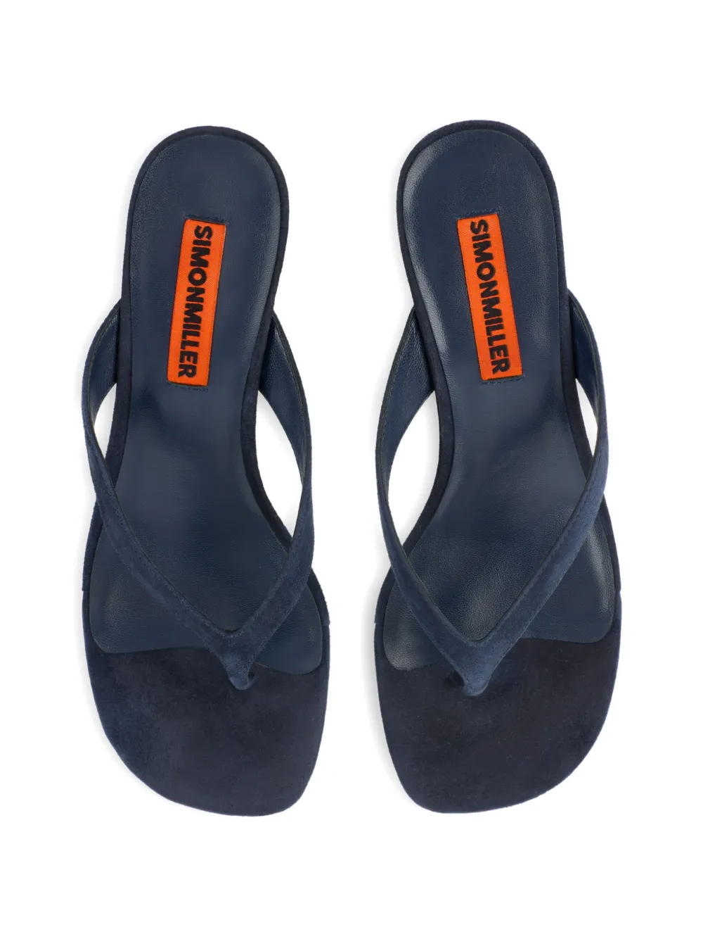 Simon Miller Beep suede heeled sandals Blauw