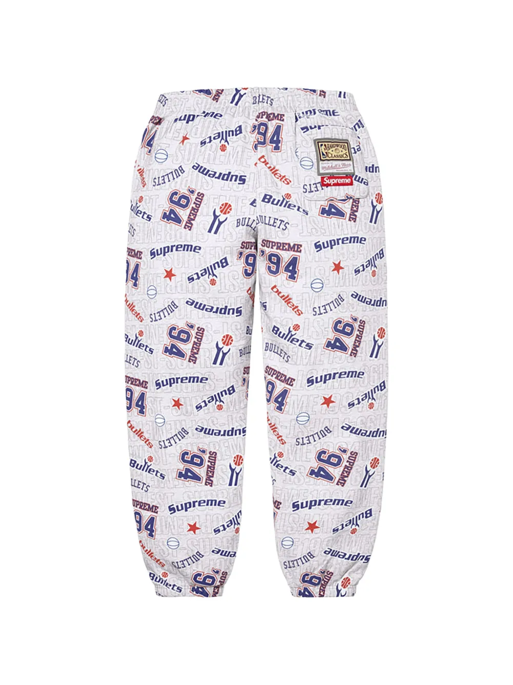 Supreme x Mitchell & Ness Pantaloni sportivi NBA con stampa - Grigio