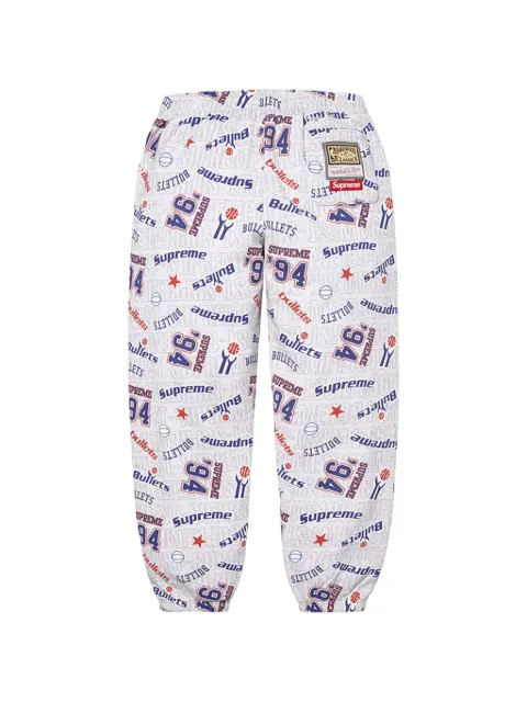 Supreme x Mitchell & Ness Pantaloni sportivi NBA con stampa