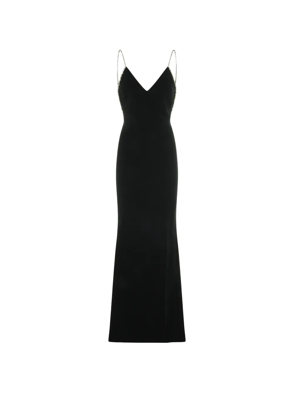 TOM FORD crystal-embellished backless dress - Nero