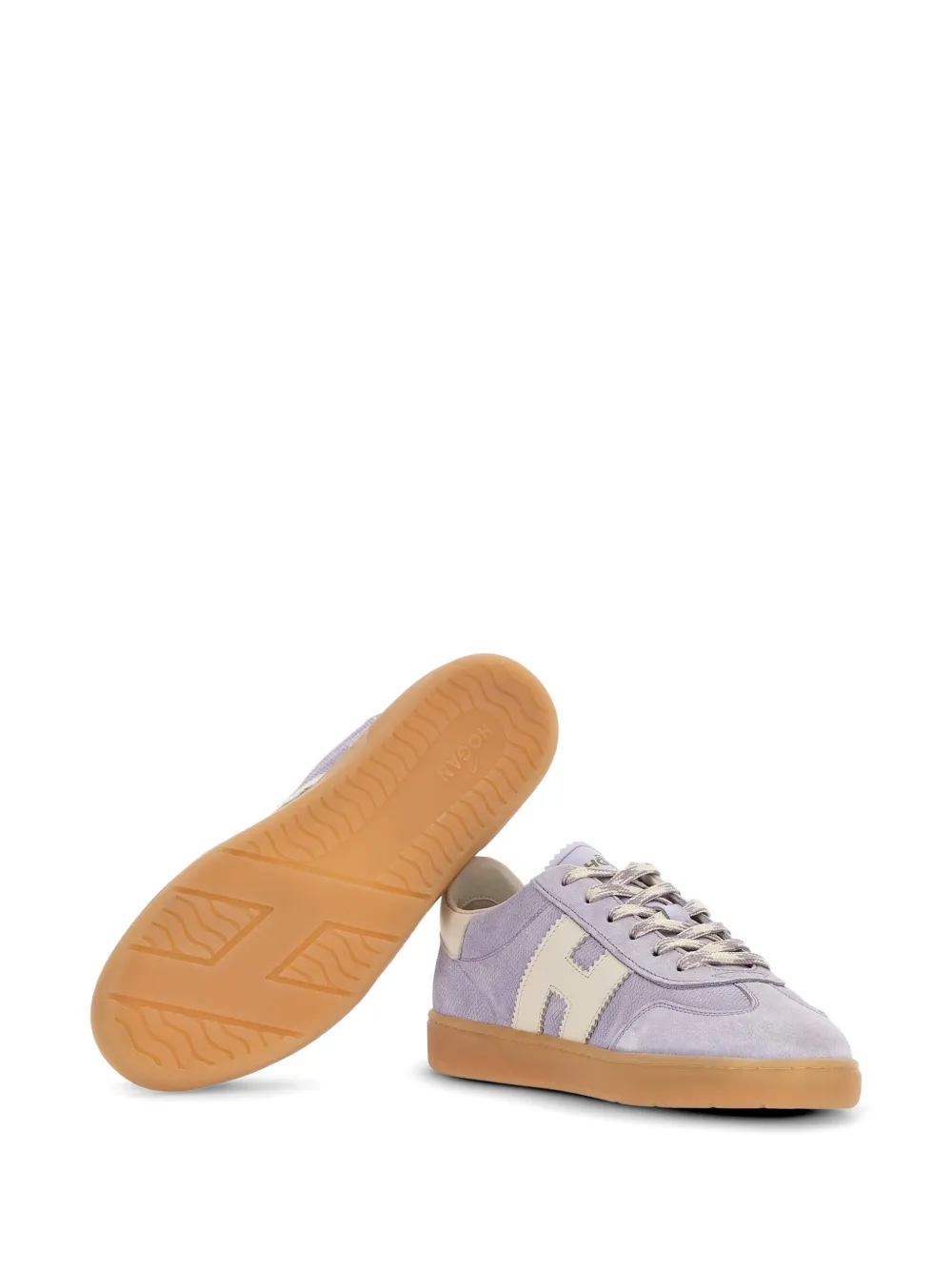 Hogan Cool logo-patch sneakers Paars