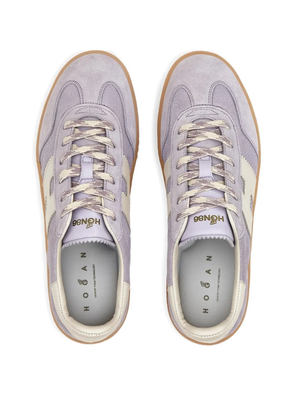 Hogan Cool logo-patch sneakers Paars