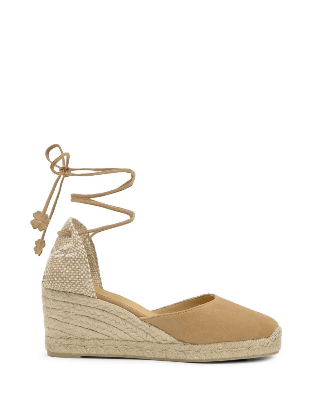 Castañer Carina flower-charm espadrilles - Nude