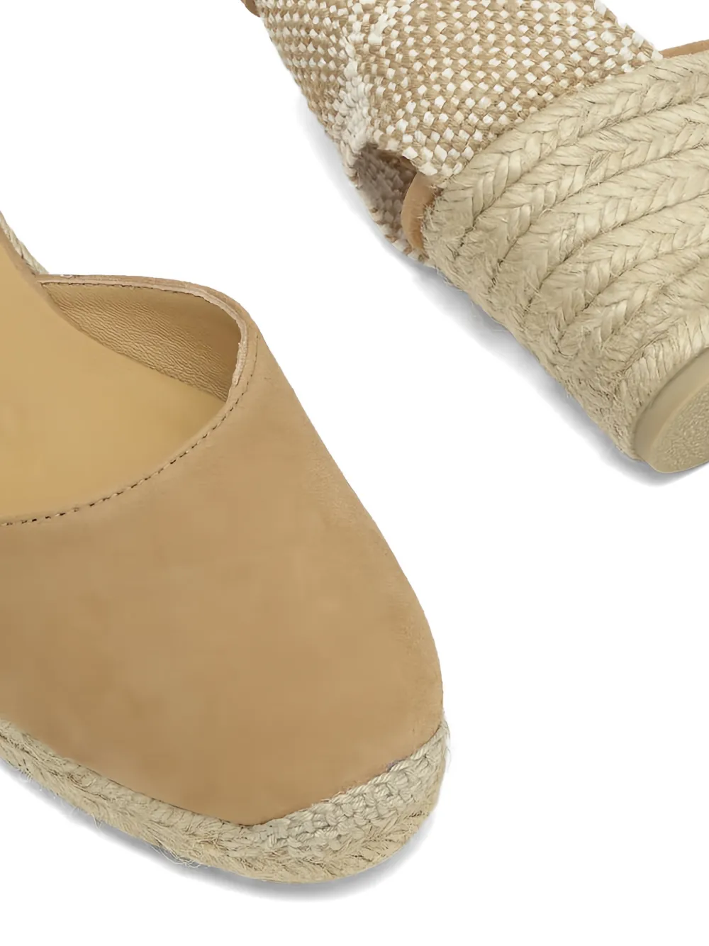 Castañer Carina flower-charm espadrilles Beige