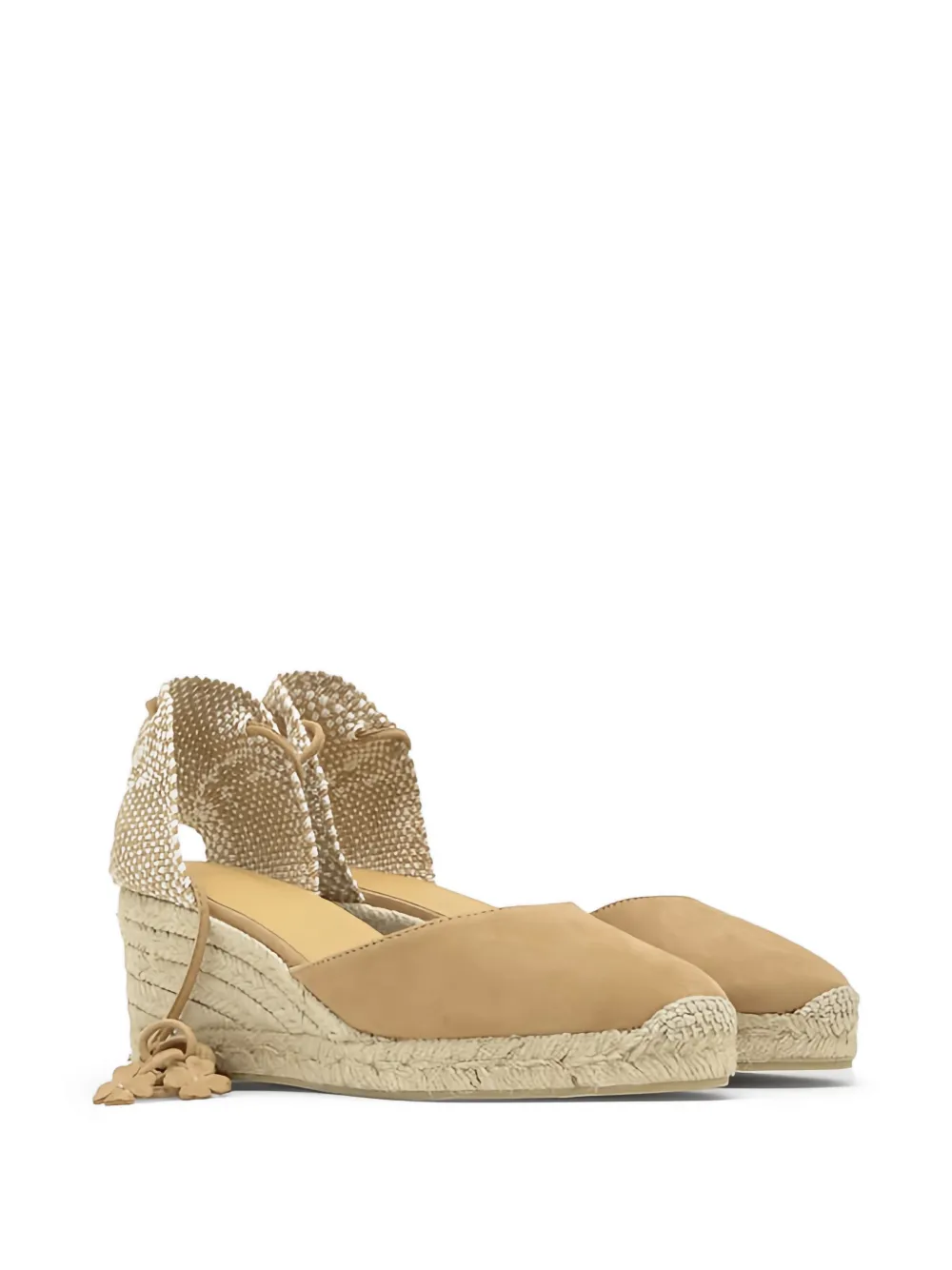 Castañer Carina flower-charm espadrilles Beige