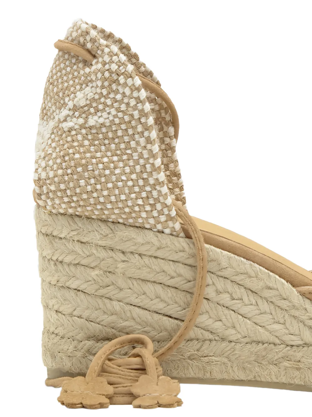 Castañer Carina flower-charm espadrilles Beige