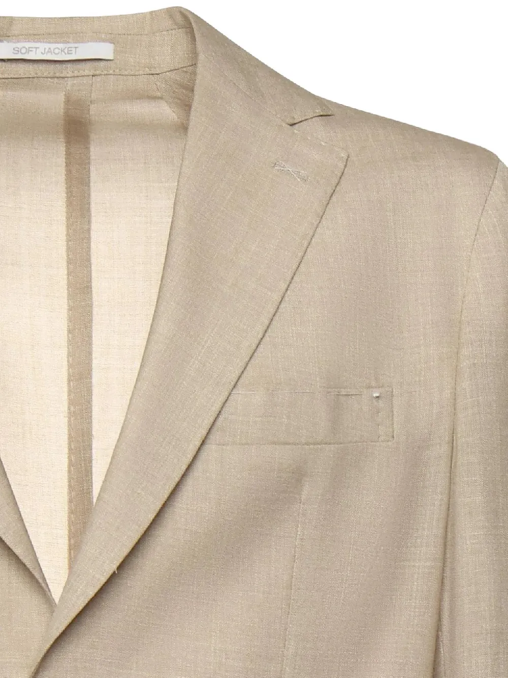 Eleventy Jack met enkele rij knopen Beige