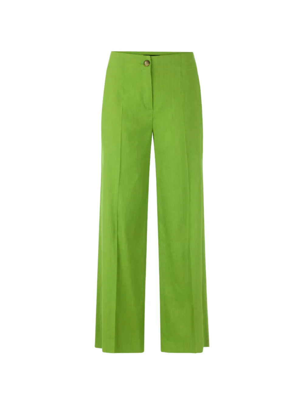 MARCCAIN Waukee pressed-crease wide-leg trousers - Verde