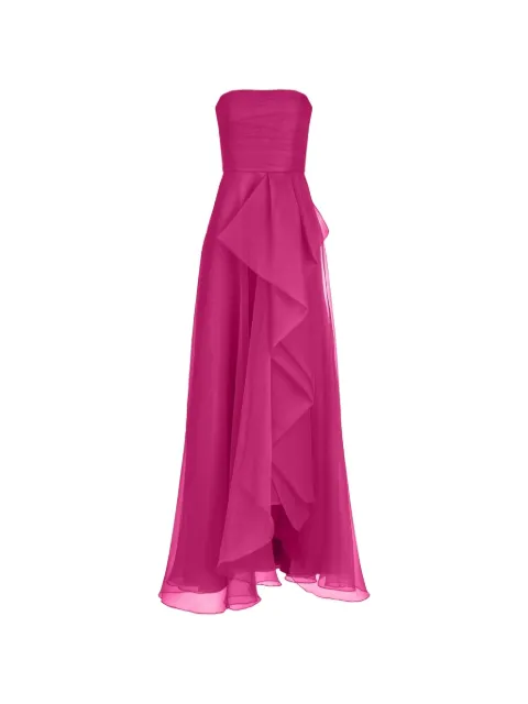Theia Vestido longo Teresa com babados