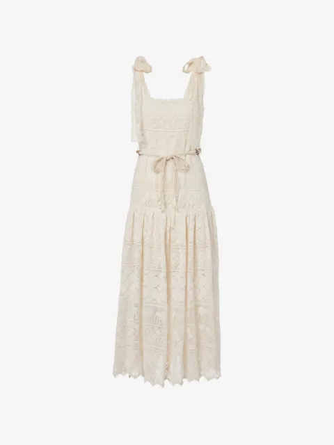 ZIMMERMANN lace-knit maxi dress