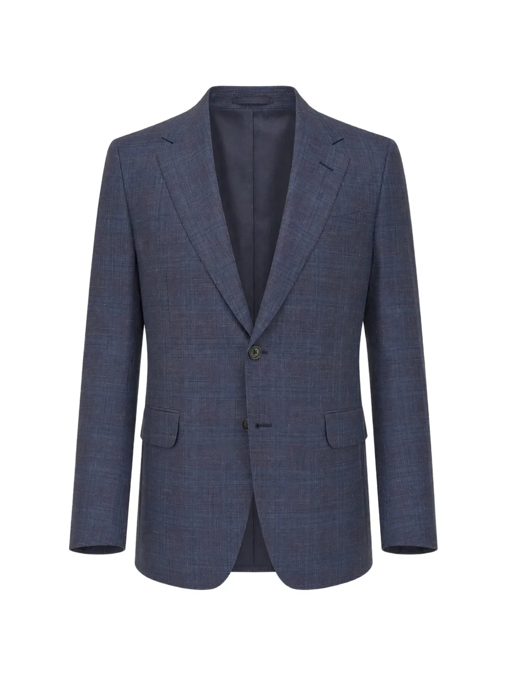 Zegna check-pattern blazer - Blu