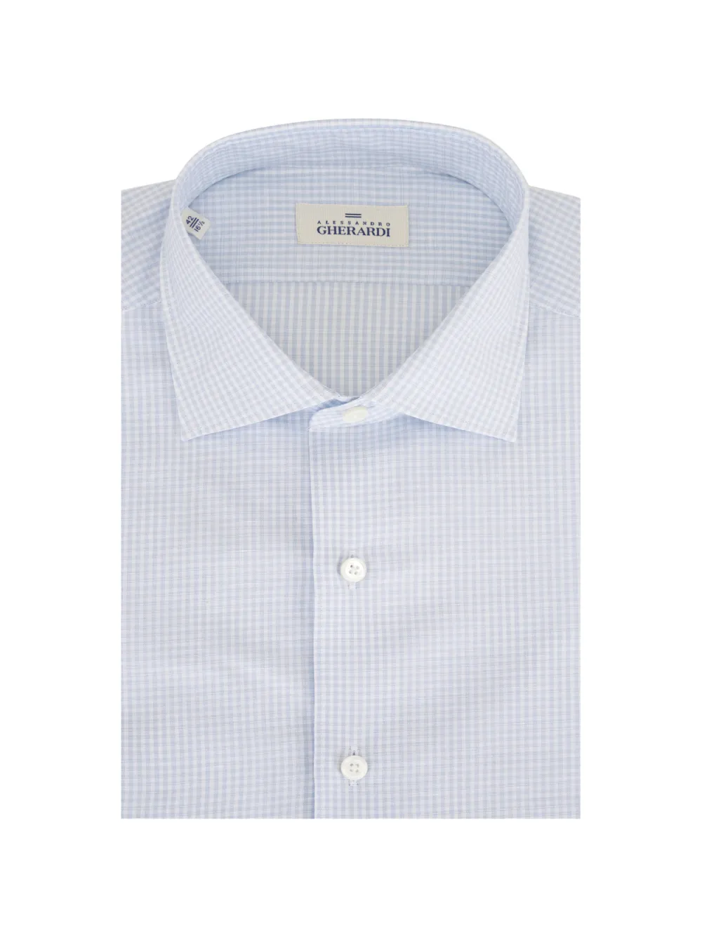 Alessandro Gherardi gingham shirt - Blu