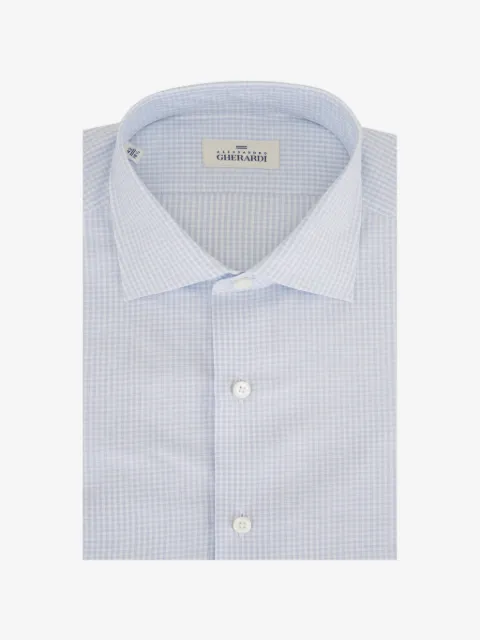 Alessandro Gherardi camisa con motivo de cuadros gingham