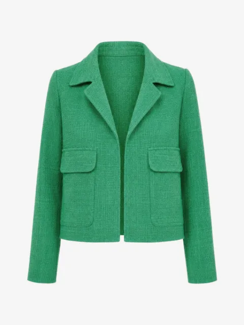 Odeeh flap-pocket tweed jacket