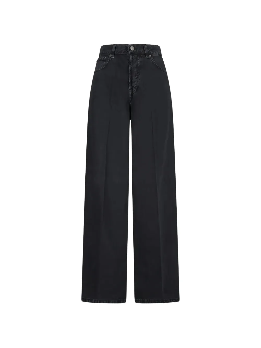 Haikure Bethany pressed-crease jeans - Nero