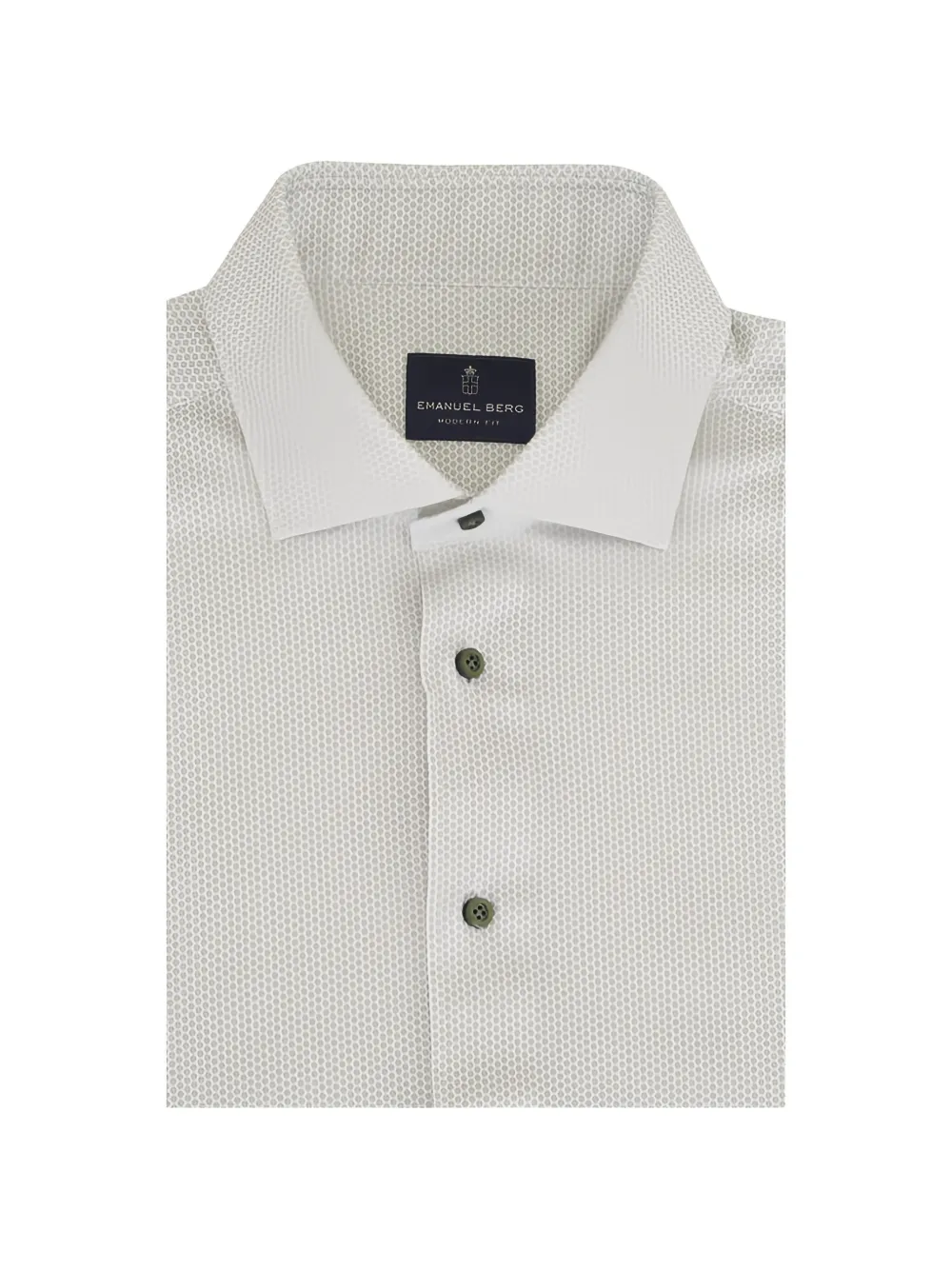 EMANUEL BERG geometric-print shirt - Grün