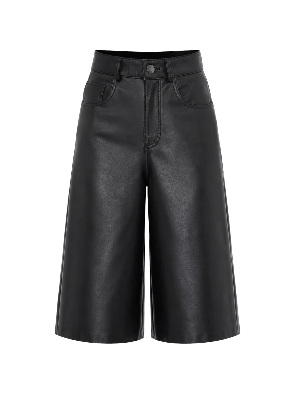 Haikure faux-leather trousers - Nero