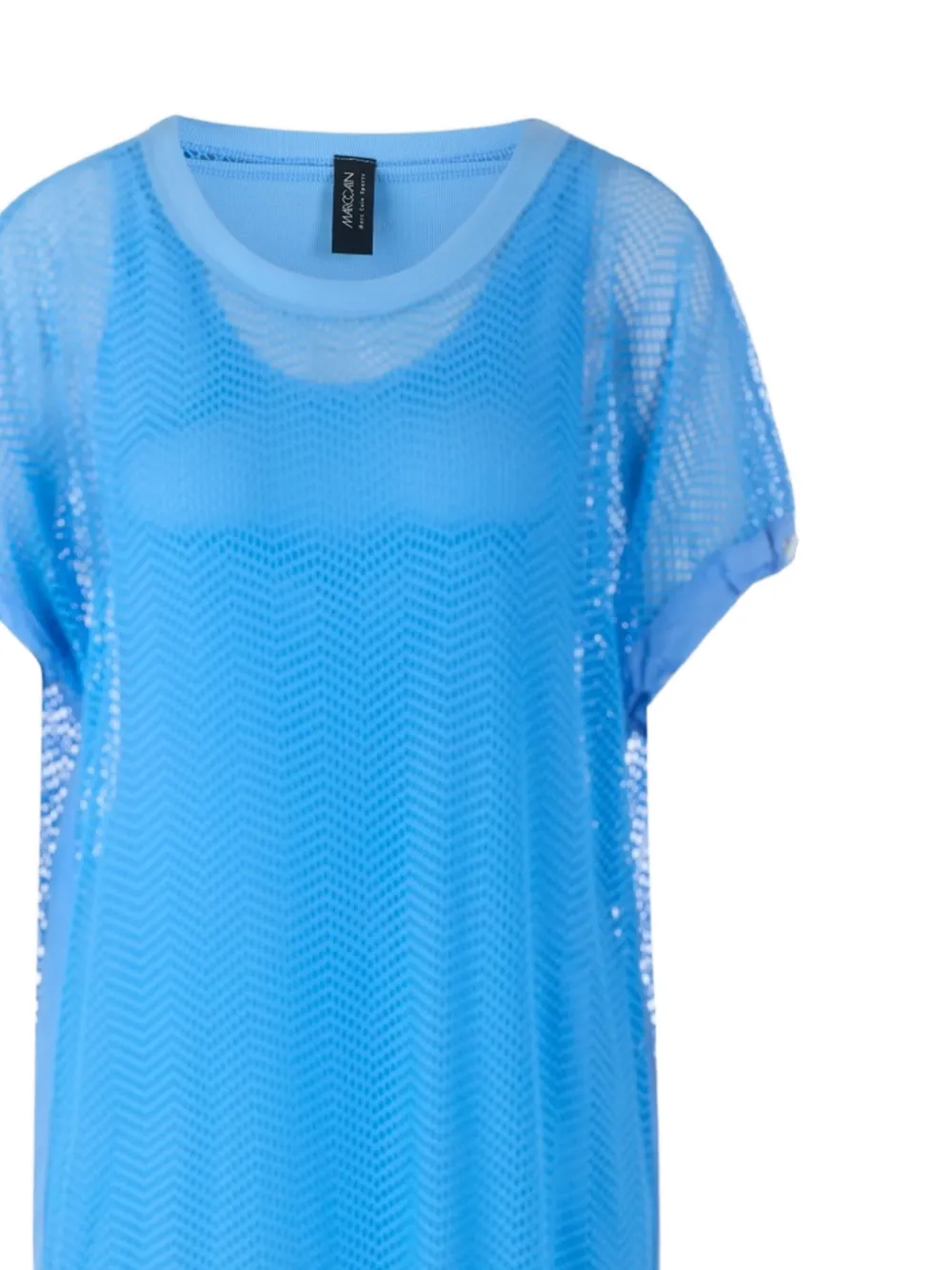 MARCCAIN Jurk met mesh Blauw