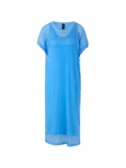 MARCCAIN robe mi-longue à superposition en résille