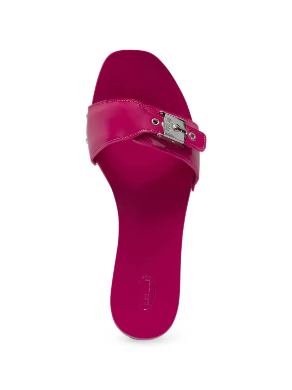 Scholl Pescura buckle-fastening leather sandals Roze