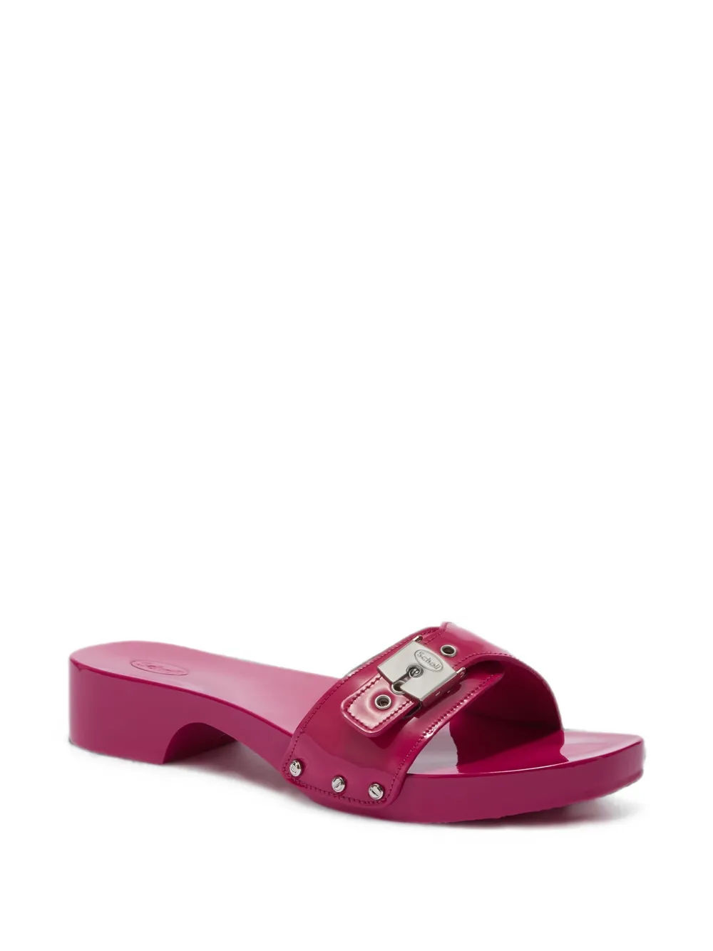 Scholl Pescura buckle-fastening leather sandals Roze