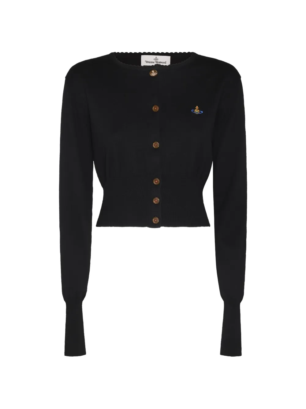 Vivienne Westwood Orb embroidered cardigan - Schwarz