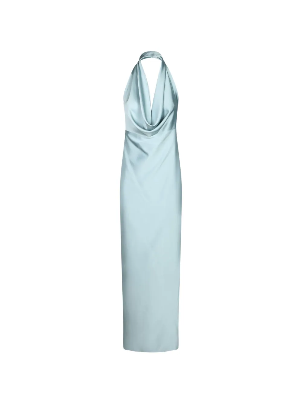 Blanca Vita cowl-neck maxi dress - Blu