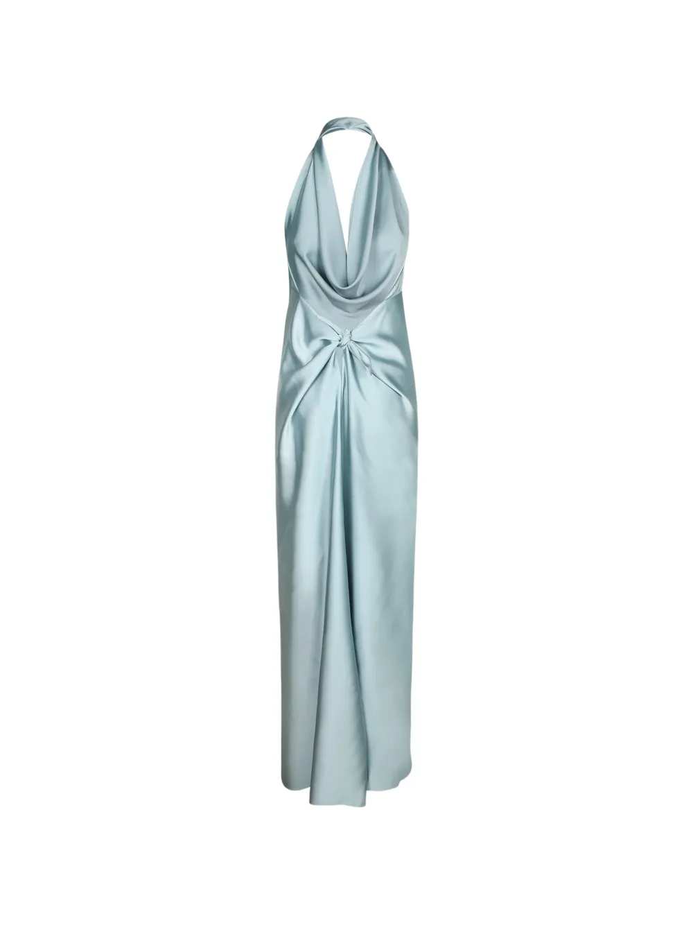 Blanca Vita Maxi-jurk met hoge hals Blauw