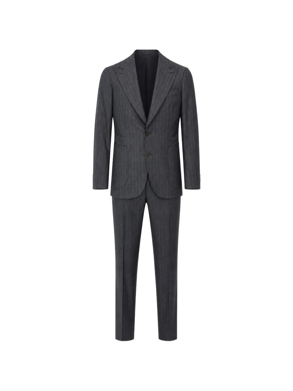 FRANZESE COLLECTION pinstripe single-breasted suit - Grigio