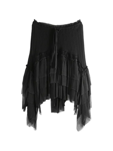 Ann Demeulemeester Bete ruffled asymmetric skirt