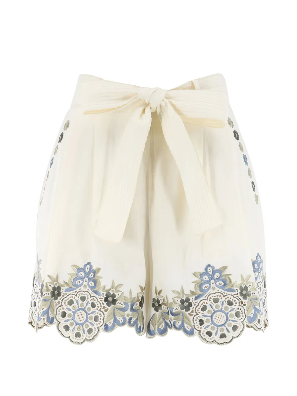 Christy Lynn Charlize embroidered shorts - Toni neutri