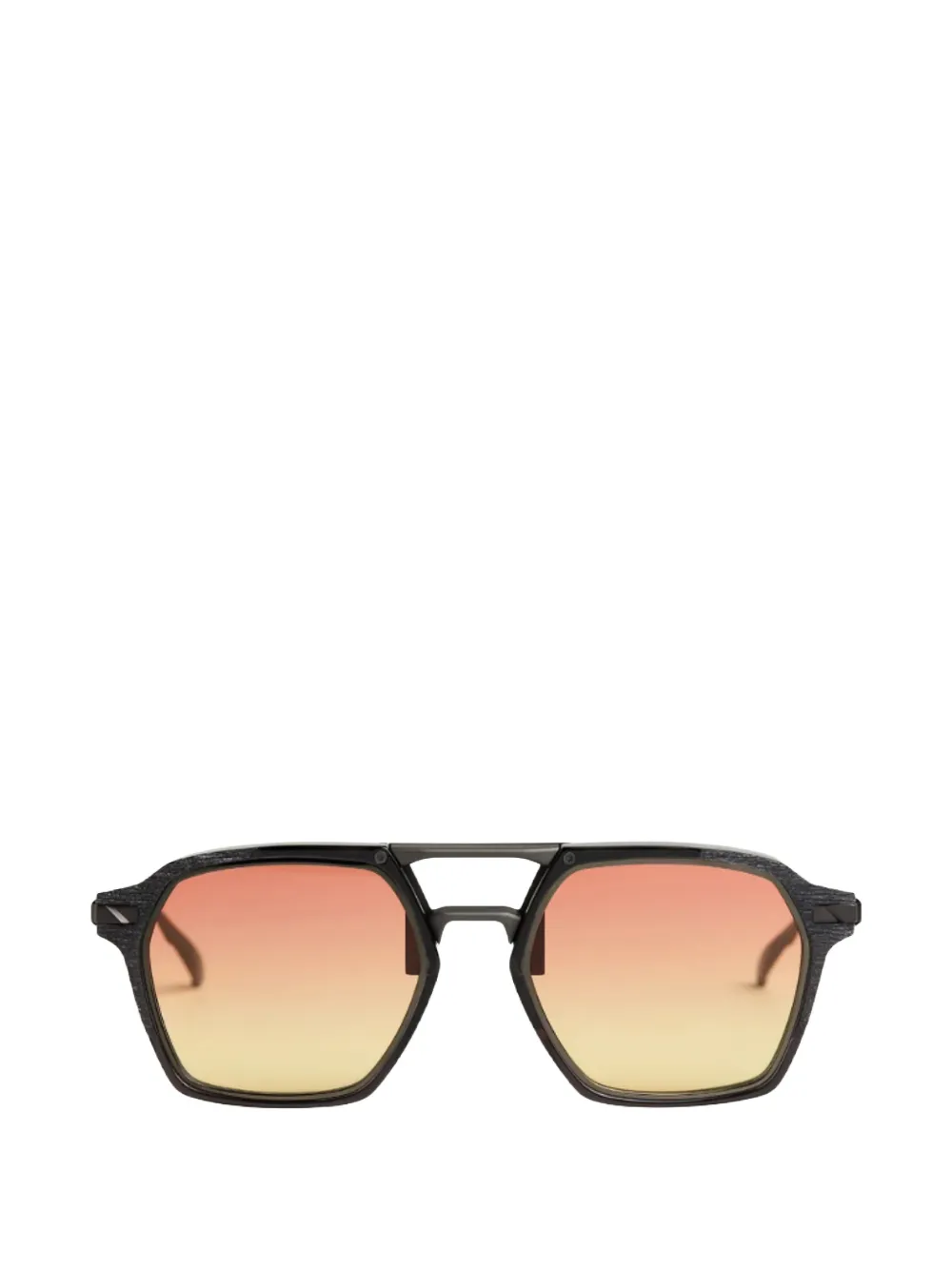 Movitra Climax Geometric-frame Sunglasses In Black