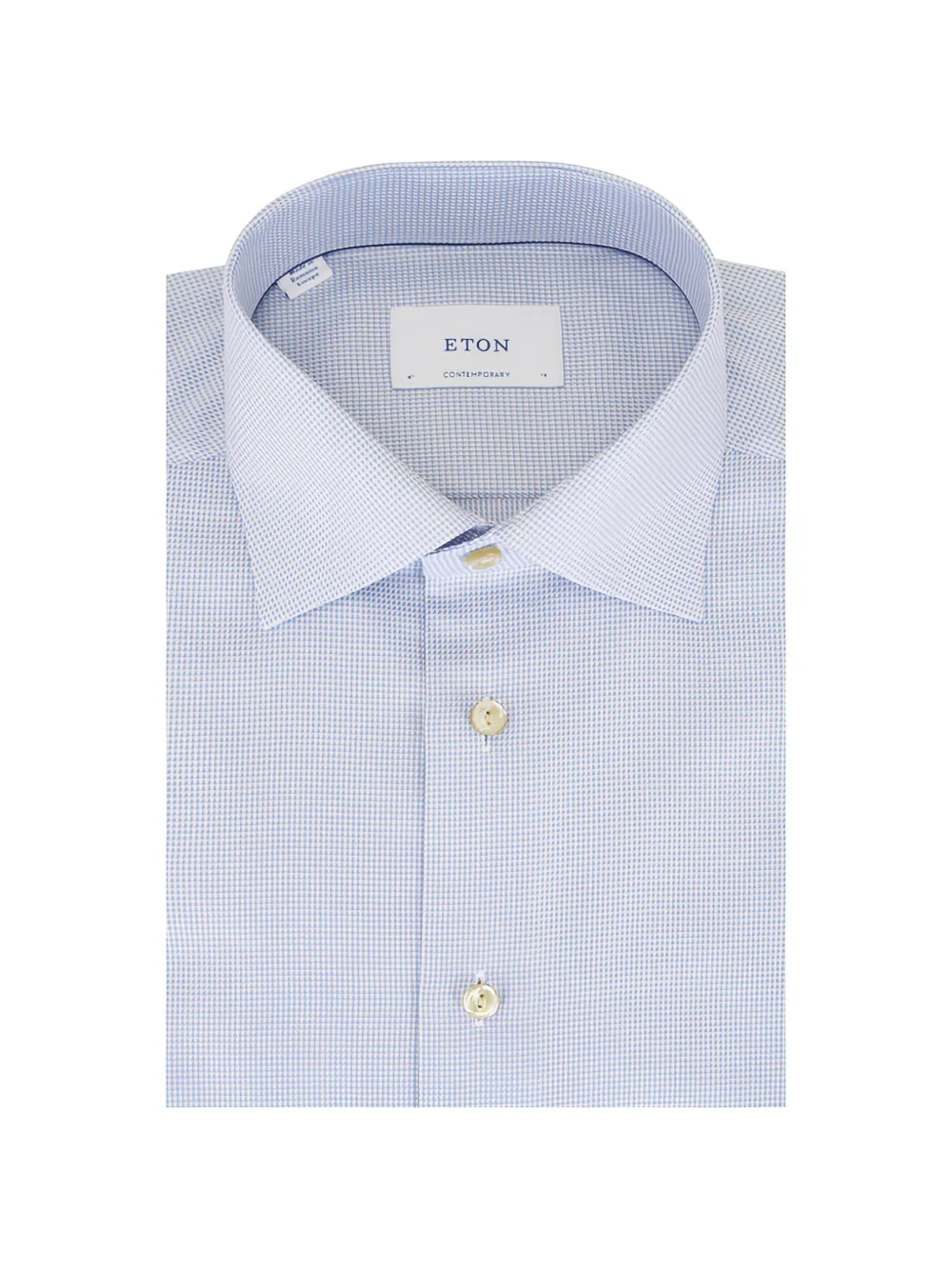 Eton twill Contemporary shirt - Blau