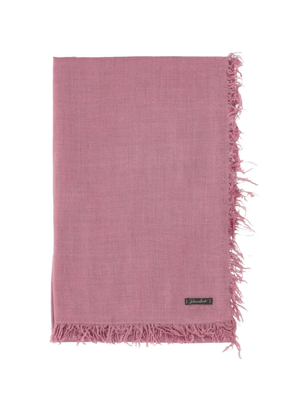 Faliero Sarti Enrica Frayed Scarf In Pink