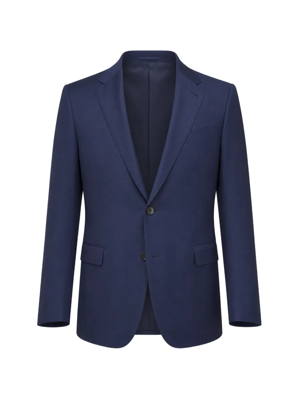Zegna notched-lapel single-breasted suit - Blu