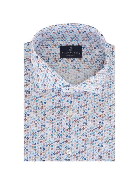 EMANUEL BERG geometric-print shirt