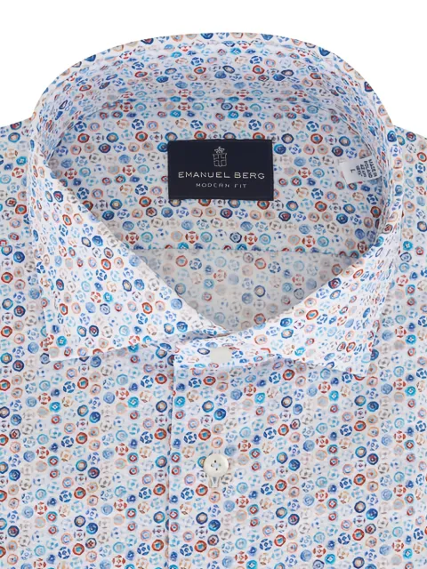 EMANUEL BERG geometric-print shirt