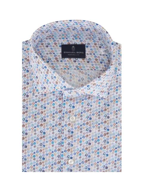 EMANUEL BERG geometric-print shirt
