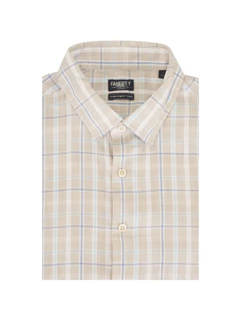 FAHERTY Movement check-print shirt