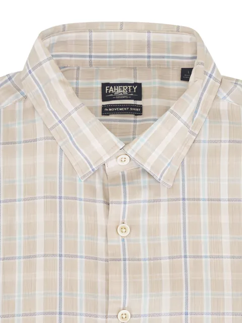FAHERTY Movement check-print shirt