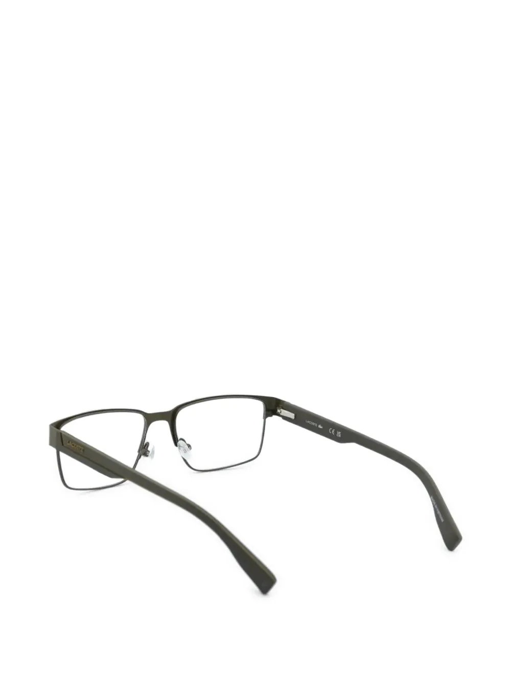  Lacoste Rectangle-frame Glasses - Vert 
