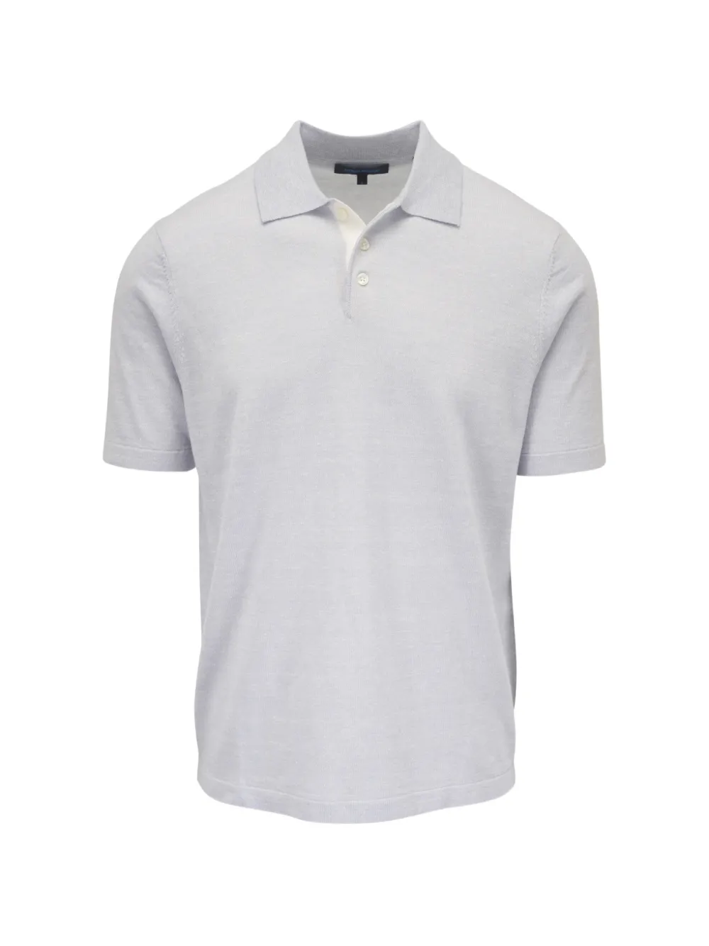 Pya short-sleeve knit polo shirt - Grigio